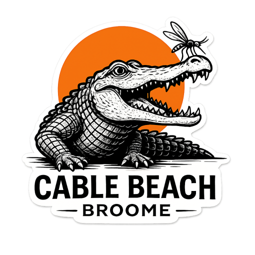 Croc On beach