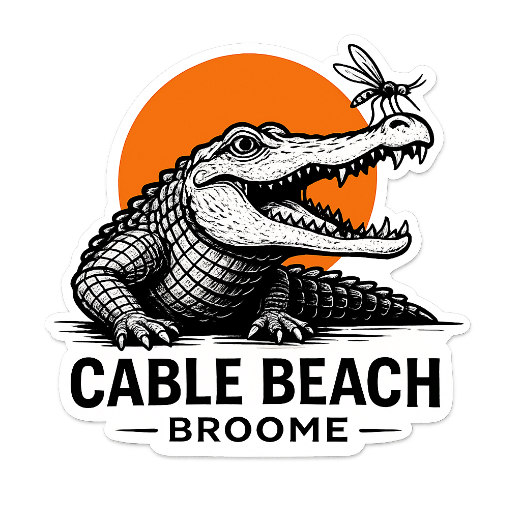 Croc On beach