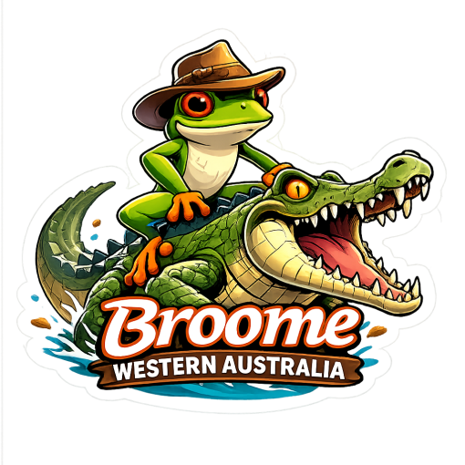 GTF riding a croc sticker